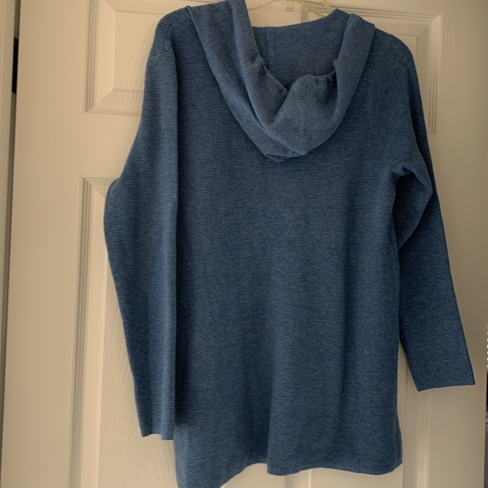 Soft Surroundings Hooded Pullover Drawstring Swea… - image 7